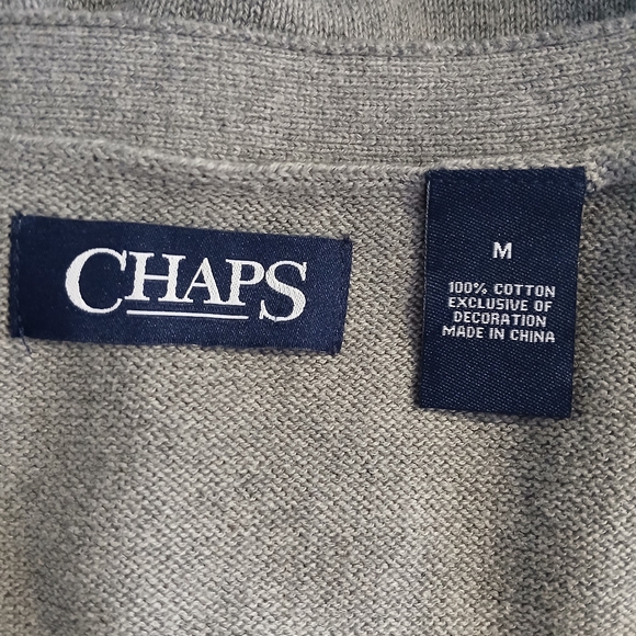 Chaps Mens Classic Fit Vest Size M Color Gray - Picture 8 of 9